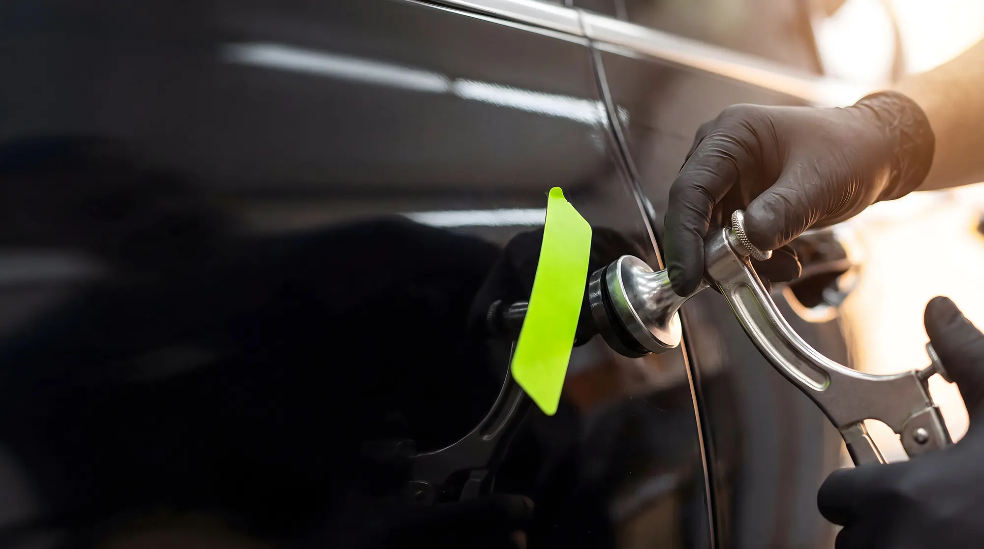 Panel finish after a paintless dent repair